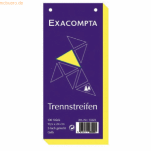 Exacompta Trennstreifen 10