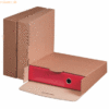 20 x smartboxpro Ordner-Versandbox Basic 320x288x50mm braun