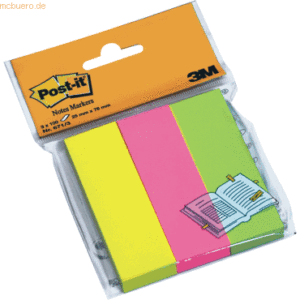 Post-it Notes Markers Haftnotizen Page Markers sortiert 25x76mm 3x100