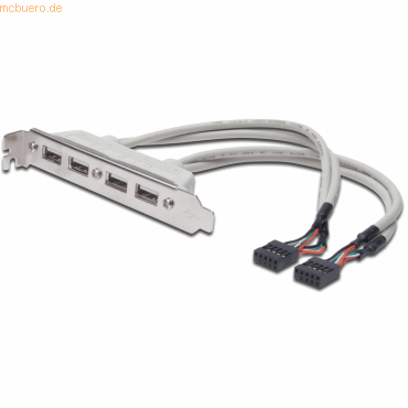 Assmann DIGITUS USB Slotblechkabel