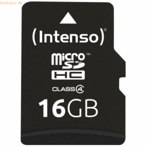 Intenso International Intenso 16GB microSDHC Class 4 + SD-Adapter