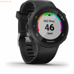 Garmin Garmin Forerunner 45 Schwarz Silikon-Armband 20mm