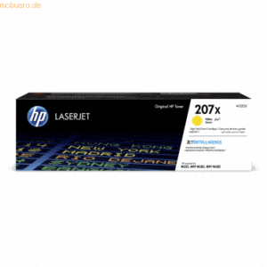 Hewlett Packard HP Toner 207X Gelb (ca. 3.150 Seiten)