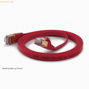 wantec wantecWire Patchkabel CAT6A extraflach FTP rot 0