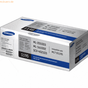 Hewlett Packard HP Samsung Toner MLT-D119S Schwarz (ca 2.000 Seiten)