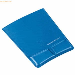 Fellowes Handgelenkauflage mit Mauspad Crystals blau