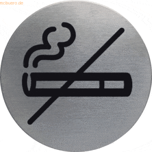 Durable Piktogramm 'Rauchen verboten' Edelstahl