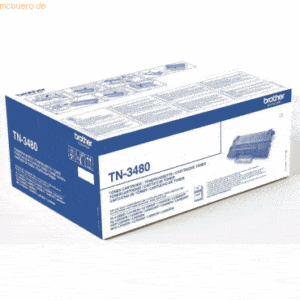 Brother Brother Jumbo Toner TN-3480 Schwarz (ca. 8000 Seiten)