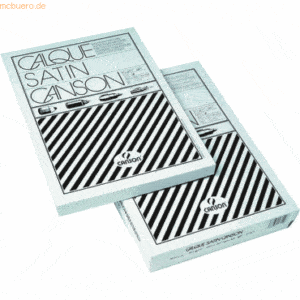 100 x Canson Zeichenpapier A3 110/115g/qm hochtransparent VE=100 Bogen