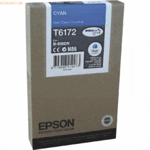 Epson Tintenpatrone Epson T617200 cyan