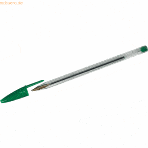 50 x Bic Kugelschreiber Cristal grün