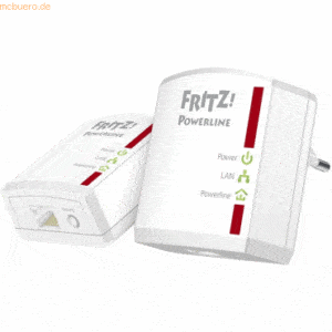 AVM AVM FRITZ!Powerline 510E Set 500 MBit 2er KIT (1x LAN)