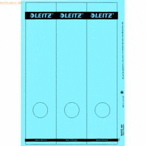 Leitz Ordnerrückenschilder 61.5x285mm auf A4 selbstklebend VE=75 Stück