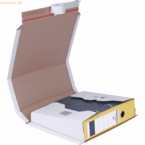 smartboxpro Ordner-Versandverpackung 320x290x35-80mm weiß