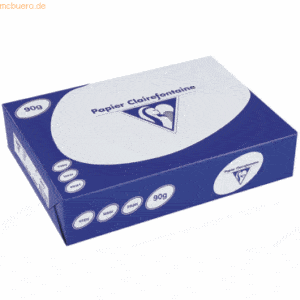 Clairefontaine Kopierpapier Clairalfa A4 90g/qm weiß VE=500 Blatt