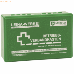 Leina-Werke Betriebs-Verbandkasten DIN13157 255x166x80mm grün