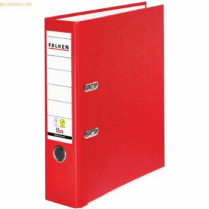 Falken Ordner PP-Color A4 80mm vegan rot