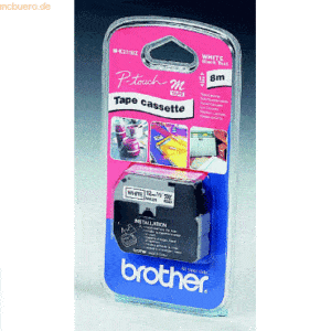 Brother Schriftbandkassette 12mm MK231BZ weiß/schwarz