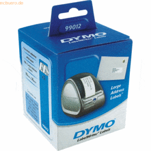 Dymo Etiketten für Dymo LabelWriter 89x36mm weiß VE=260 Stück
