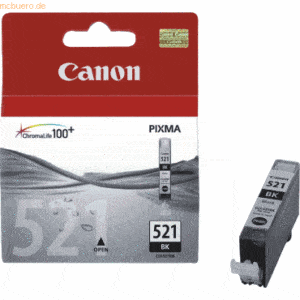 Canon Tintenpatrone Canon CLI-521BK schwarz