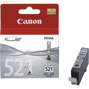 Canon Tintenpatrone Canon CLI-521GY grau