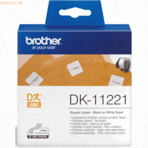 Brother Etiketten DK-11221 23x23mm VE=1000 Stück