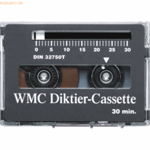 WMC Diktierkassette für Grundig Diktiergeräte 30min