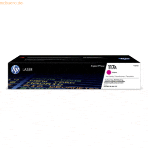 Hewlett Packard HP Toner 117A Magenta (ca. 700 Seiten)