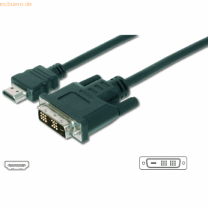 Assmann DIGITUS HDMI-Adapterkabel Typ A-DVI(18+1) St/St