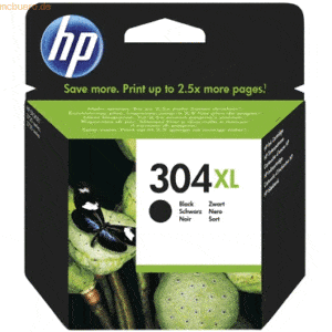 Hewlett Packard HP Tintenpatrone Nr. 304XL schwarz (ca. 300 Seiten)