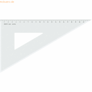 Aristo Dreieck 60 Grad mit Facette Acryl 262mm transparent