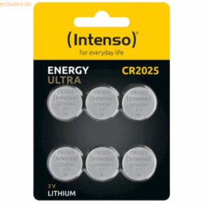 Intenso International Intenso Lithium Knopfzellen Energy Ultra CR 2025