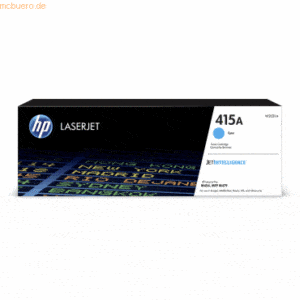 Hewlett Packard HP Toner 415A Cyan (ca. 2.100 Seiten)