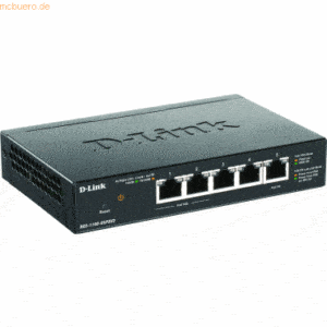 D-Link D-Link DGS-1100-05PDV2 5-Port Gigabit PoE Switch (2x PoE)