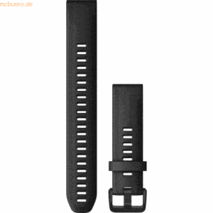 Garmin Garmin Ersatzarmband QuickFit 20 XL Silikon Schwarz/Grau