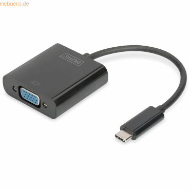 Assmann DIGITUS USB Type-C VGA Grafik-Adapter Full-HD