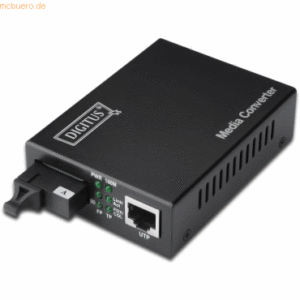 Assmann DIGITUS BiDi Gigabit SM Medienkonverter WDM RJ45/SC 20km