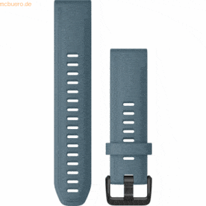 Garmin Garmin Ersatzarmband QuickFit20 Silikon Blau/Schiefergrau