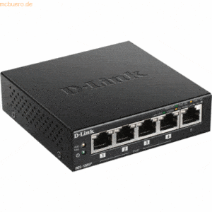 D-Link D-Link DGS-1005P 5-Port Desktop Gigabit PoE+ Switch