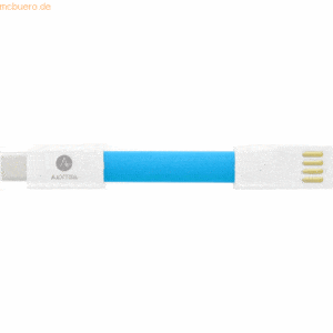emporia 25er-Pack AXXTRA Daten- +Ladekabel USB Typ C (blau)