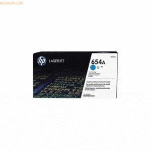 Hewlett Packard HP Toner CF331A 654A Cyan (ca. 15.000 Seiten)