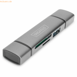 Assmann DIGITUS Dual Card Reader Hub USB-C / USB 3.0