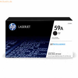 Hewlett Packard HP Toner 59A Schwarz (ca. 3.000 Seiten)