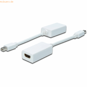 Assmann ASSMANN DisplayPort Adapterkabel mini DP-HDMI Typ A 0.15m weiß