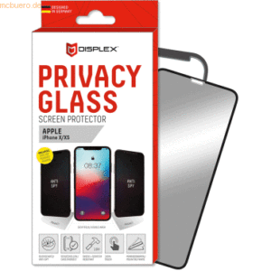 E.V.I. DISPLEX Privacy Glass 3D für Apple iPhone X/Xs/11 Pro