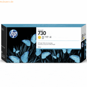 Hewlett Packard HP Tintenpatrone Nr. 730 Gelb 300ml