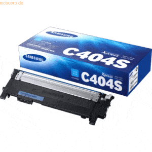 Hewlett Packard HP Samsung Toner CLT-C404S cyan (ca. 1000 Seiten)