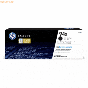 Hewlett Packard HP Toner Nr. 94X CF294X Schwarz (ca. 2.800 Seiten)