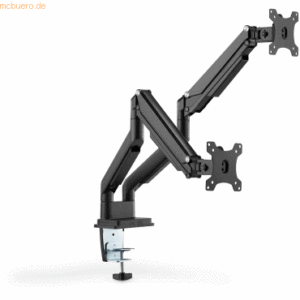 Assmann DIGITUS Univ. Dual Monitorhalter mit Gasdruckfeder 15-32-