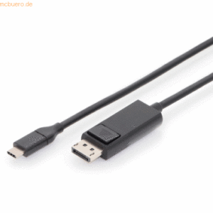 Assmann DIGITUS USB Type-C Gen 2 Adapter- / Konverterkabel auf DP